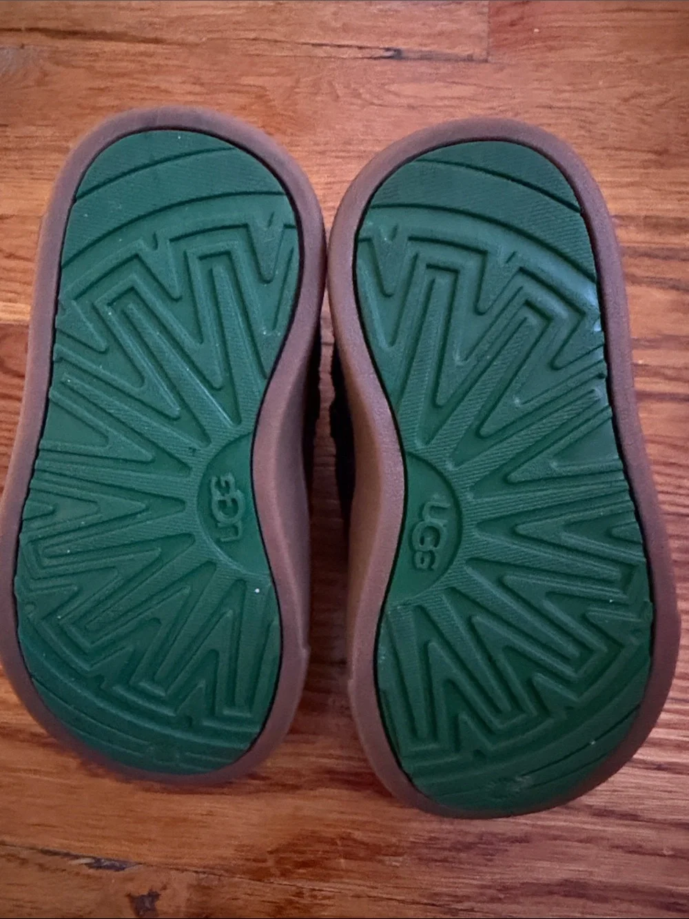Kids Black Suede Slip-On Shoes Ugg
